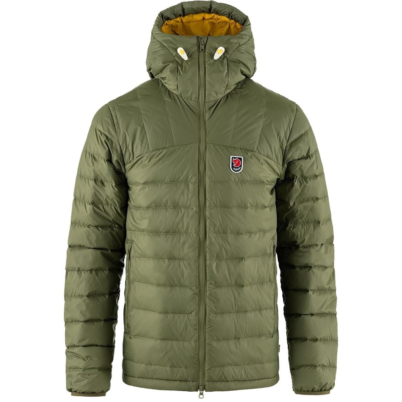 Fjällräven Mens Expedition Pack Down Hoodie M (Grøn (GREEN-MUSTARD YELLOW/620-161) X-large)