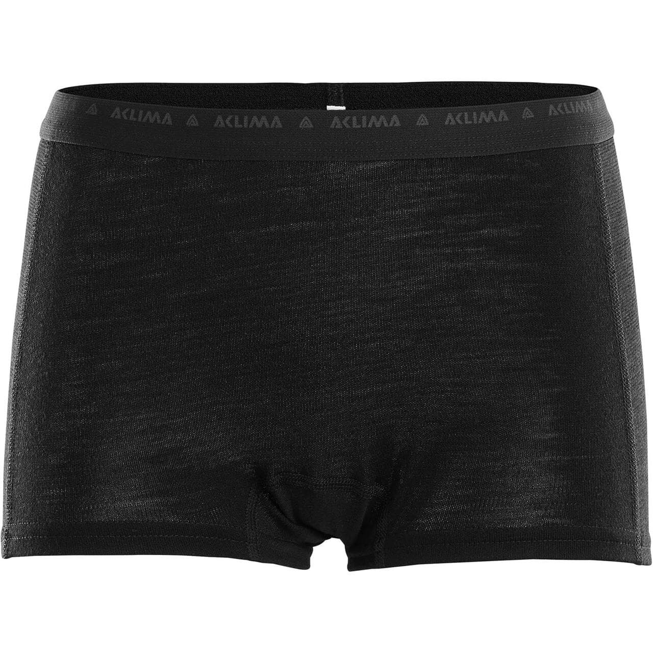 Aclima Womens WarmWool Boxer Shorts (Sort (JET BLACK) X-large)