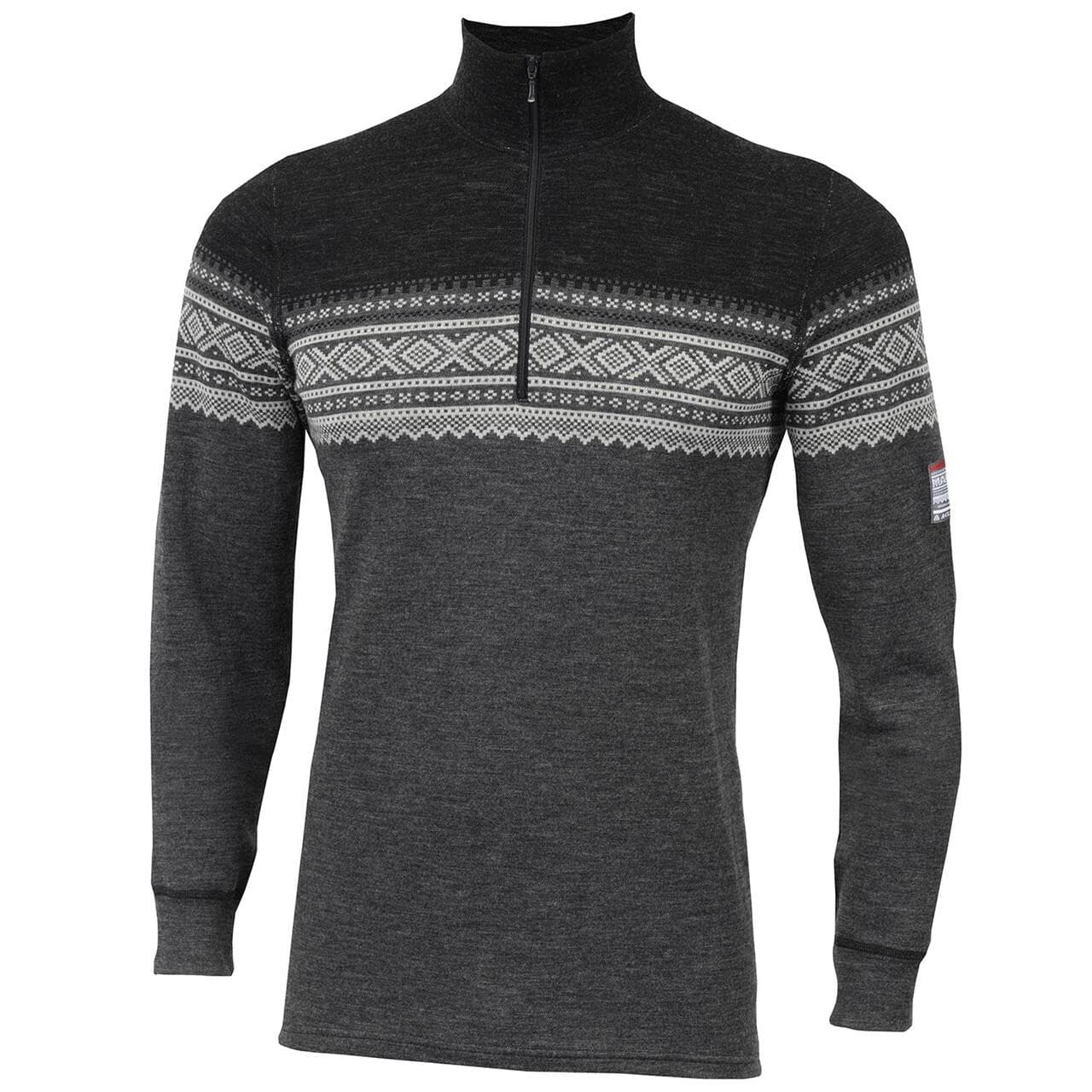 Aclima Mens DesignWool Marius Mockneck (Grå (NOREFJELL) XX-large)