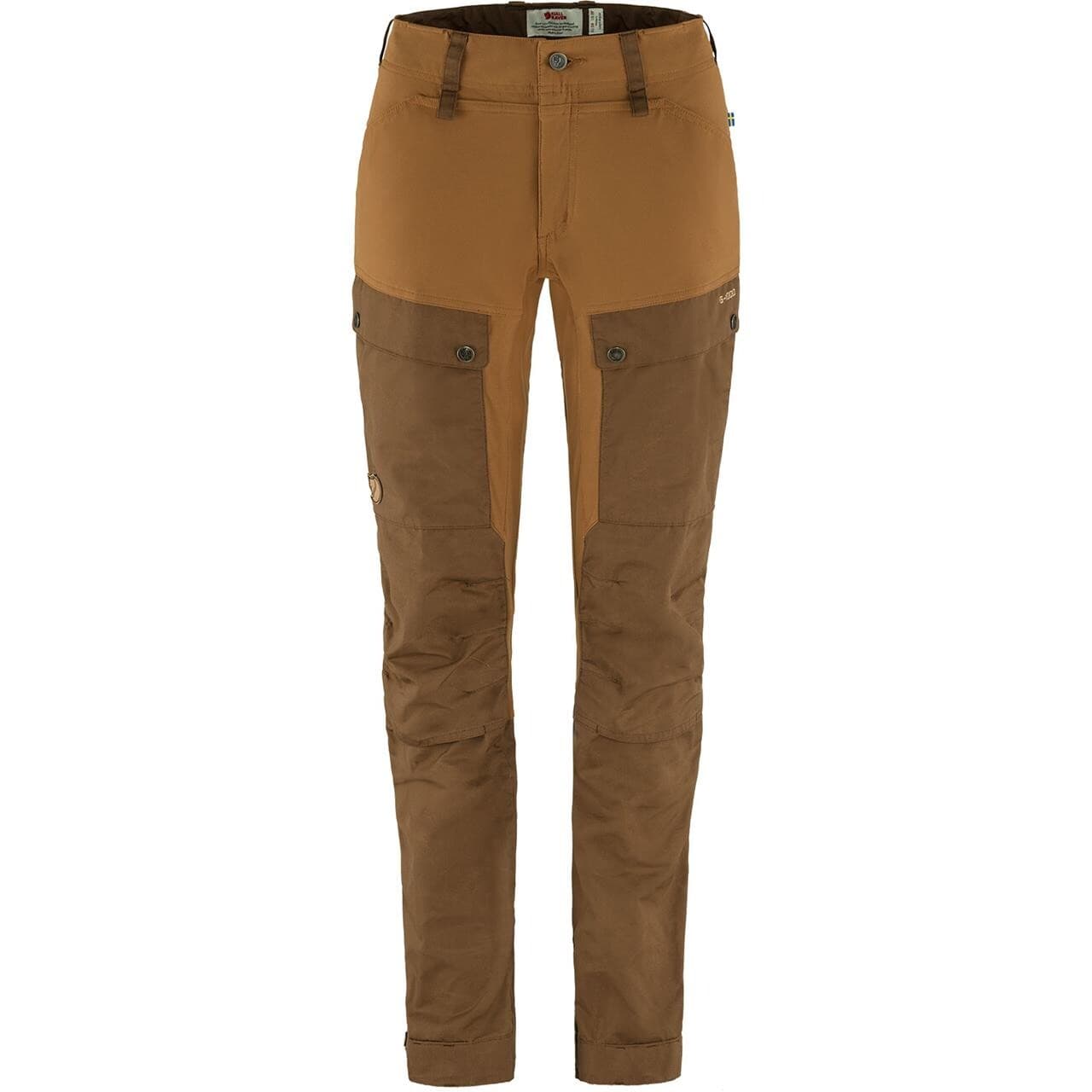 Fjällräven Womens Keb Trousers Curved Short (Brun (TIMBER BROWN-CHESTNUT/248-230) 32)