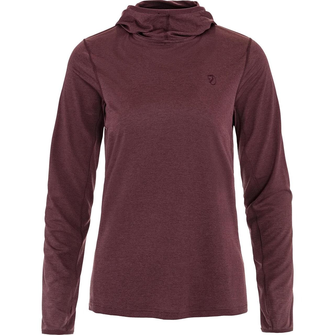 Fjällräven Womens Abisko Sun-hoodie (Rød (PORT/357) X-large)