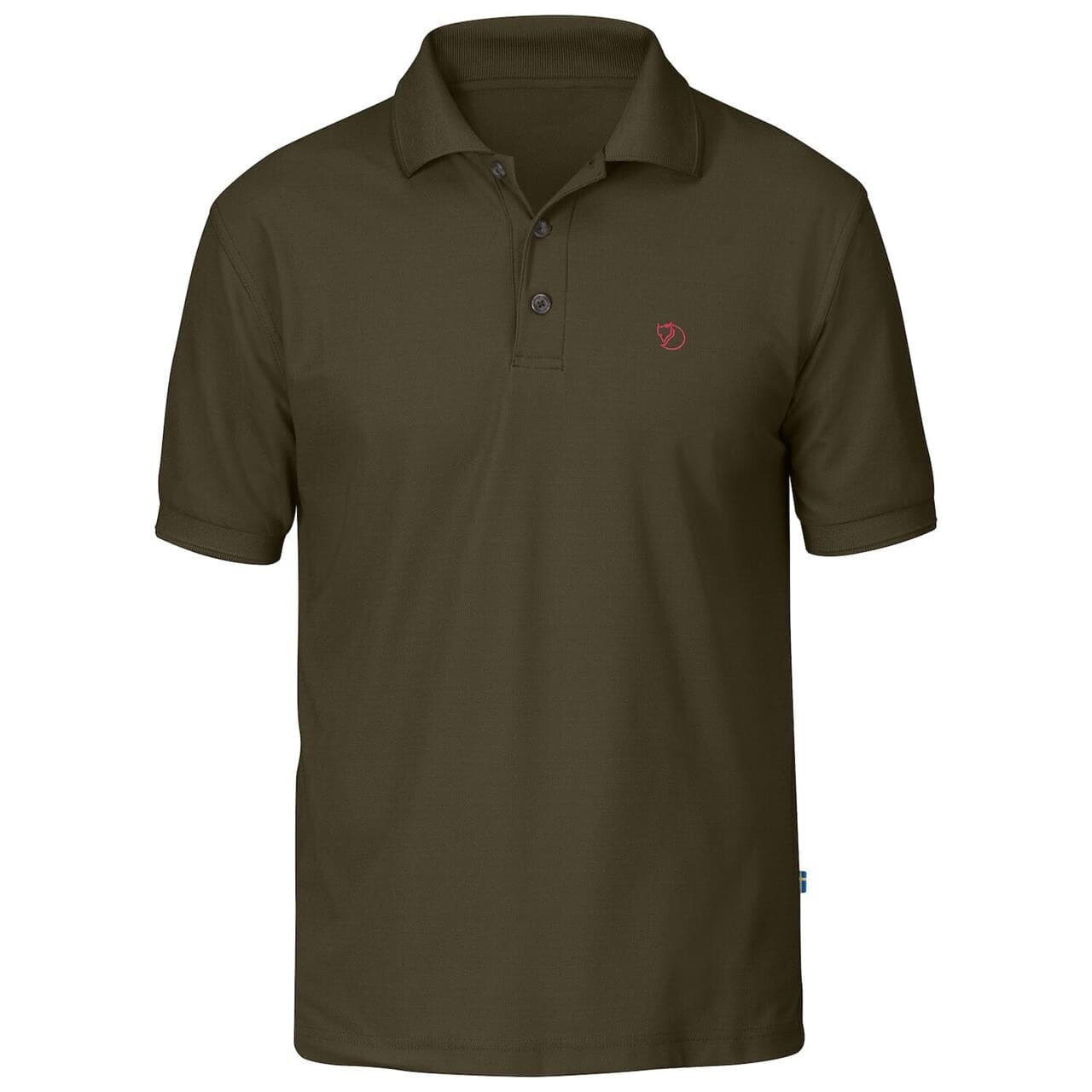 Fjällräven Mens Crowley Pique Shirt (Grøn (DARK OLIVE/633) Medium)