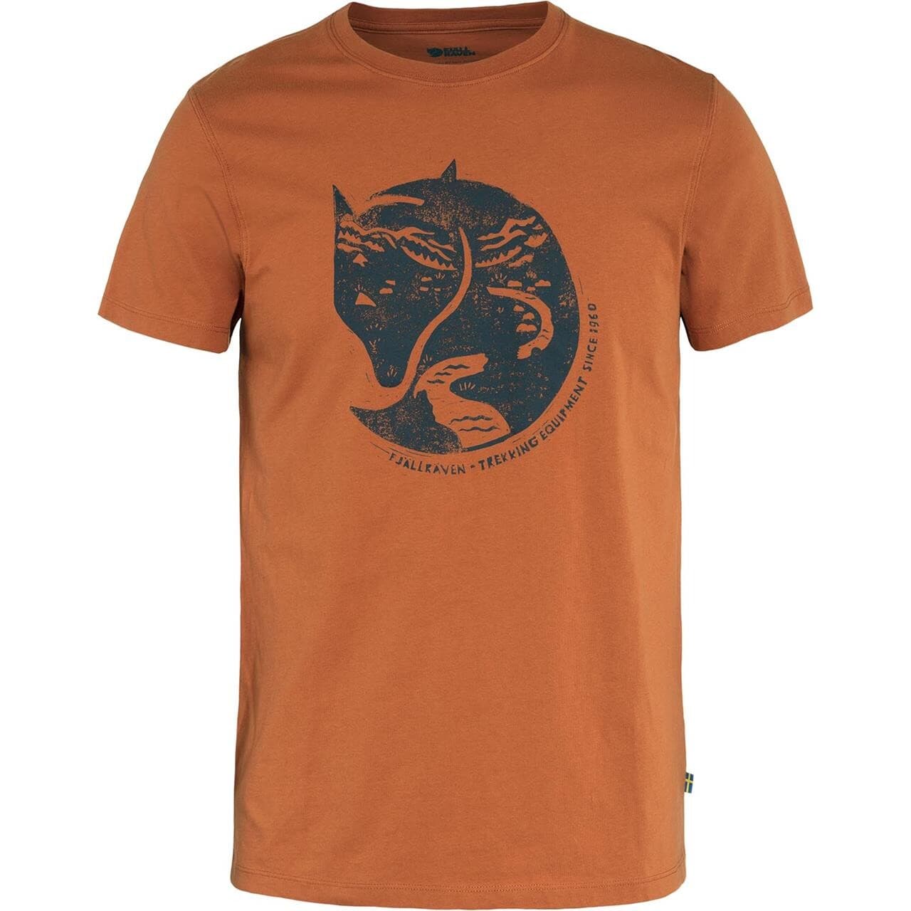 Fjällräven Mens Arctic Fox T-shirt (Brun (TERRACOTTA BROWN/243) X-small)