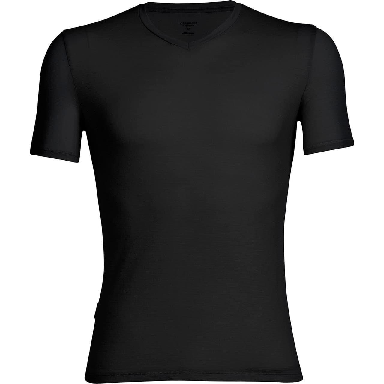 Icebreaker Mens Anatomica S/S V (Sort (BLACK) Small)