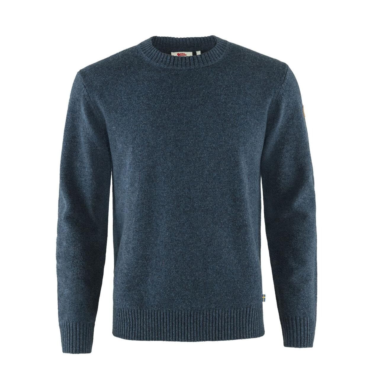 Fjällräven Mens Övik Round-neck Sweater (Blå (NAVY/560) Medium)