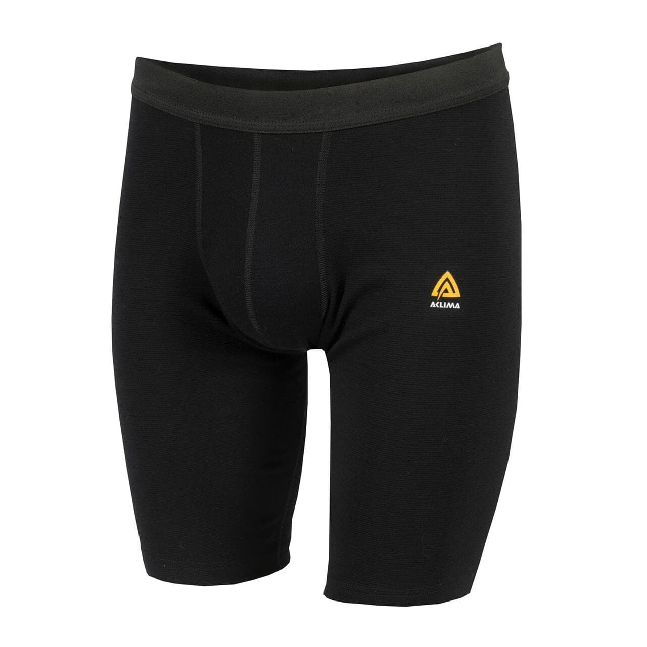 Aclima Mens Warmwool Long Shorts (Sort (JET BLACK) X-small)