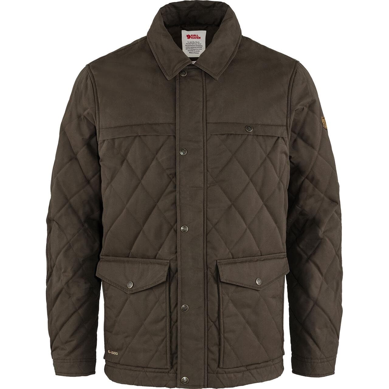 Fjällräven Mens Övik Wool Padded Jacket (Grøn (DARK OLIVE/633) Large)