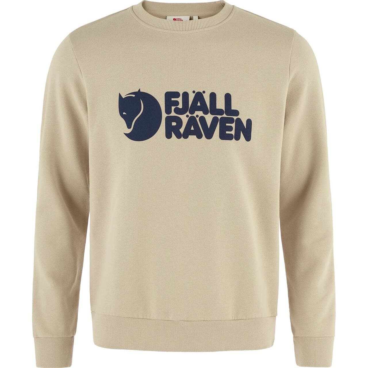 Fjällräven Mens Fjällräven Logo Sweater (Beige (FOSSIL/118) X-large)