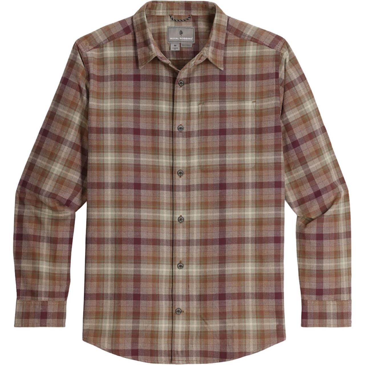 Royal Robbins Mens Lieback Organic Cotton Flannel L/S (Medium)