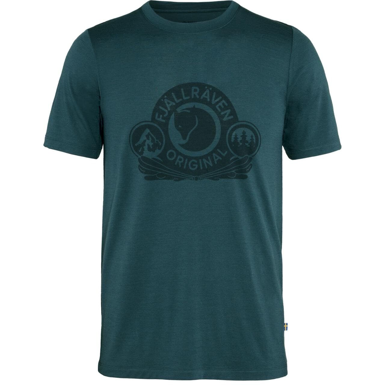 Fjällräven Mens Abisko Wool Classic S/S (Blå (DARK NAVY/555) XX-large)