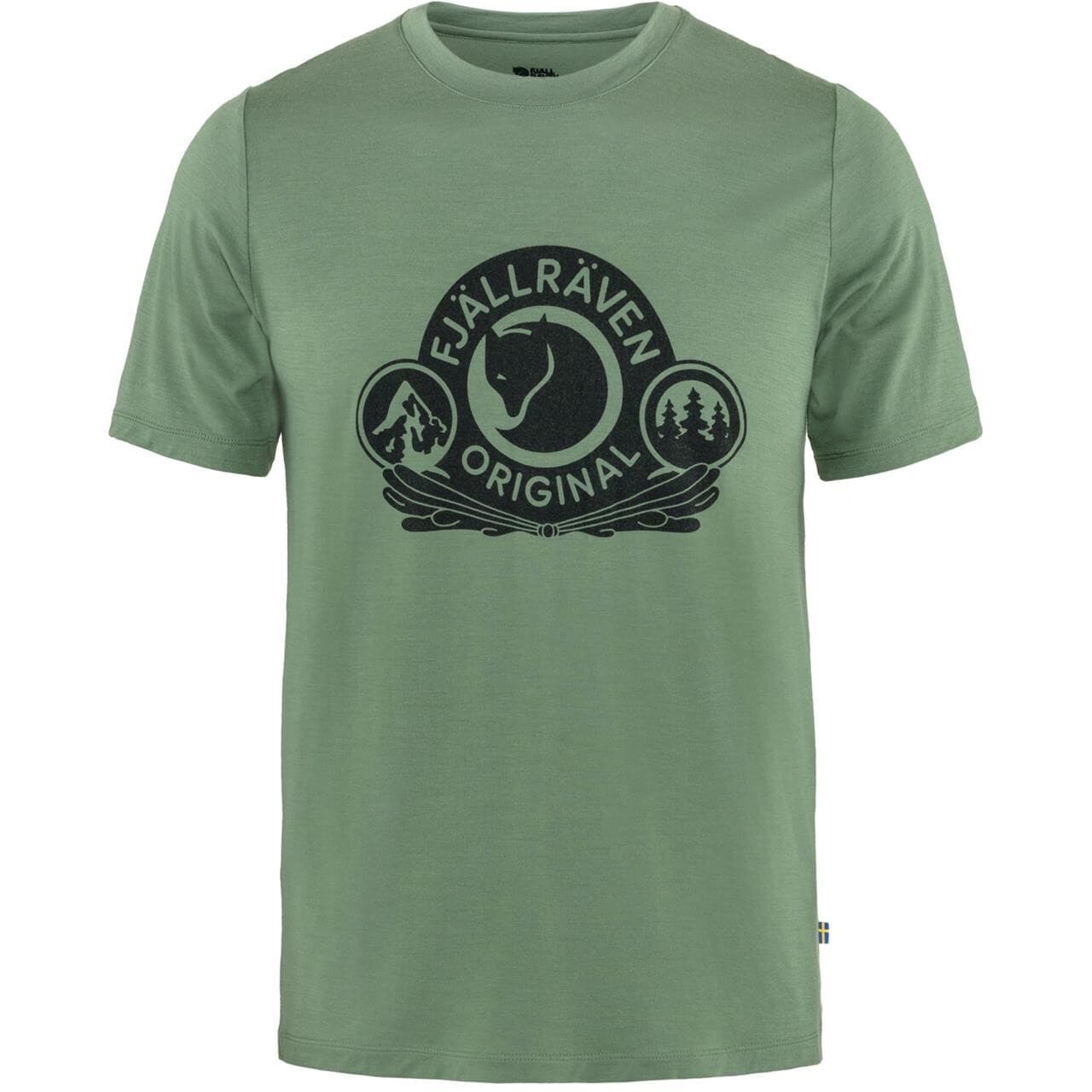 Fjällräven Mens Abisko Wool Classic S/S (Grøn (PATINA GREEN/614) Medium)