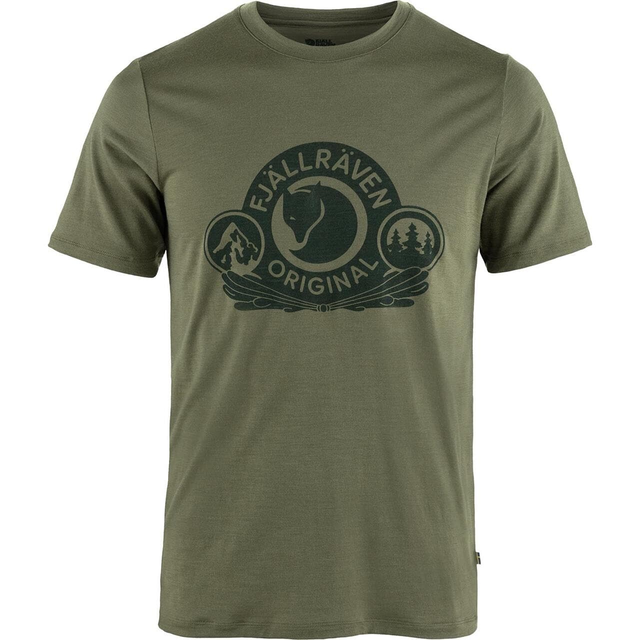 Fjällräven Mens Abisko Wool Classic S/S (Grøn (LAUREL GREEN/625) X-large)