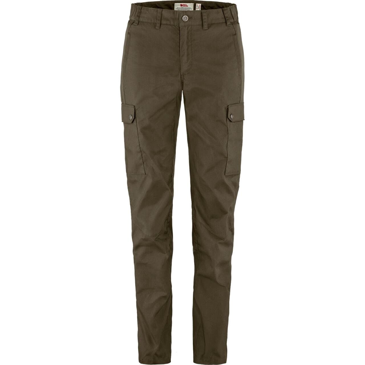 Fjällräven Womens Stina Trousers (Grøn (DARK OLIVE/633) 44 kort)