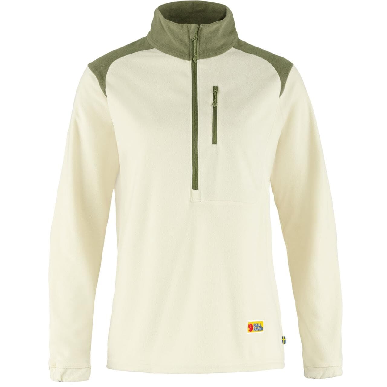 Fjällräven Womens Vardag Lite Fleece (Hvid (CHALK WHITE-LT OLIVE/113-622) Small)