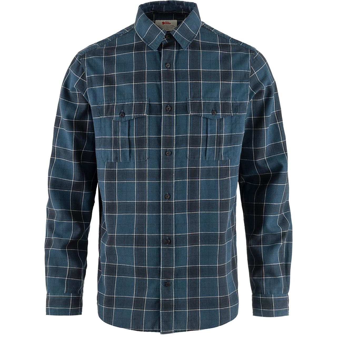 Fjällräven Mens Övik Travel Shirt L/S (Blå (INDIGO BLUE-DARK NAVY/534-555) Small)