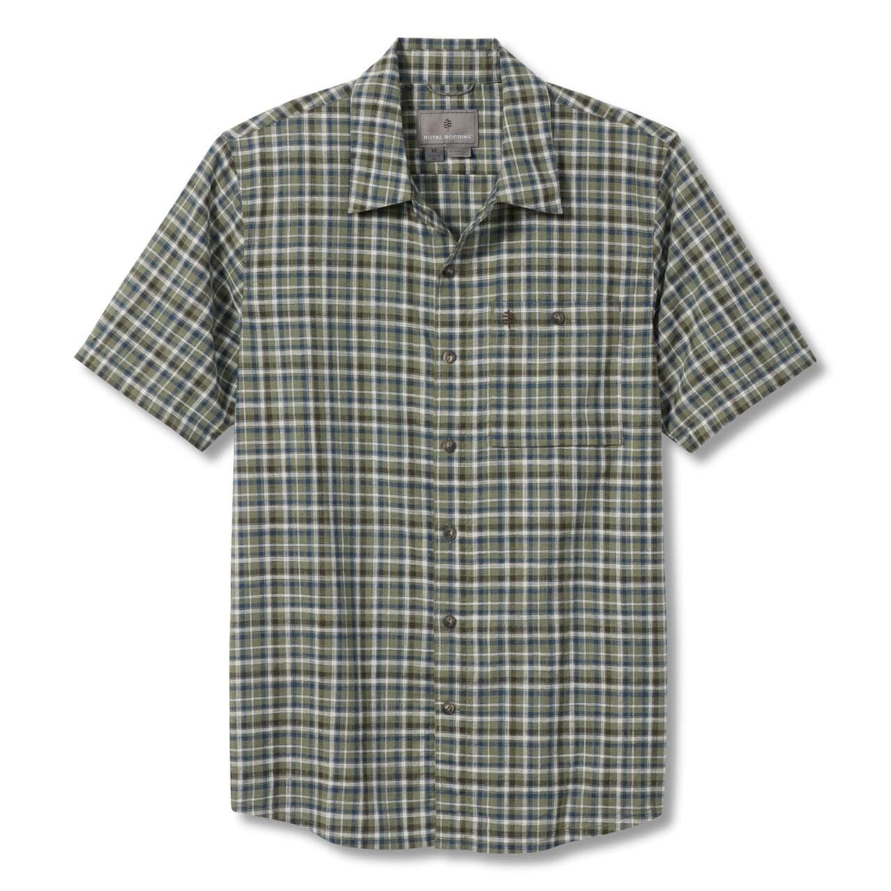 Royal Robbins Mens Redwood Plaid S/S (Grøn (FIDDLEHEAD) Small)