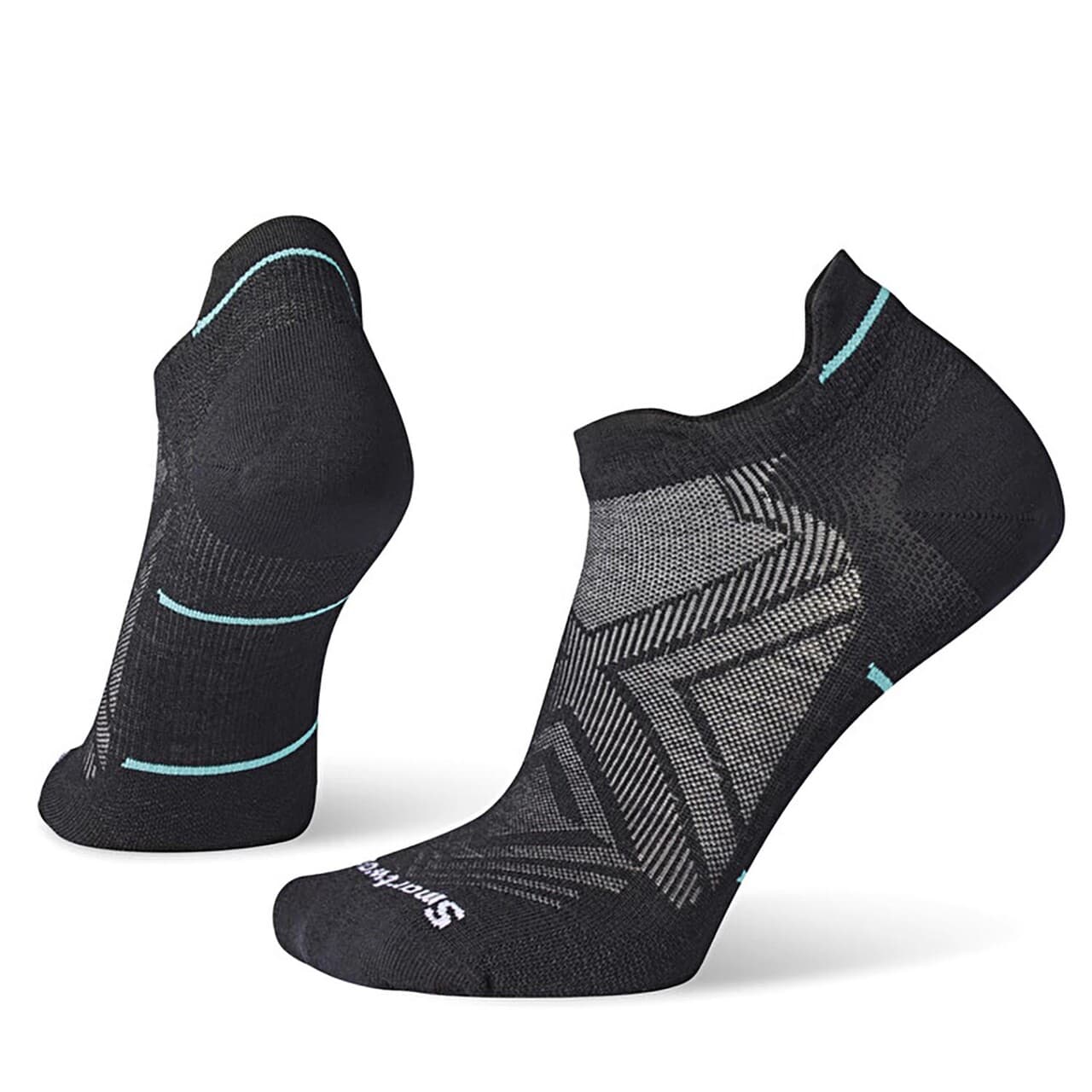 Smartwool Womens Run Zero Cushion Low Ankle (Sort (BLACK) 34-37)