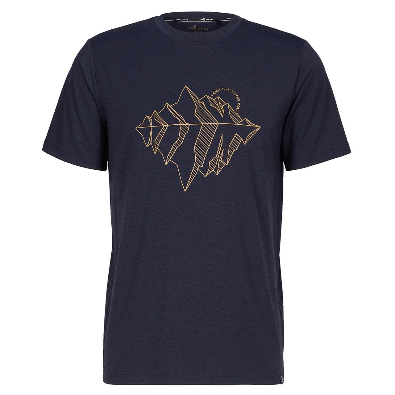 Frilufts Mens Mathraki Printed T-shirt (Blå (DARK SAPPHIRE ICEBERG) Small)