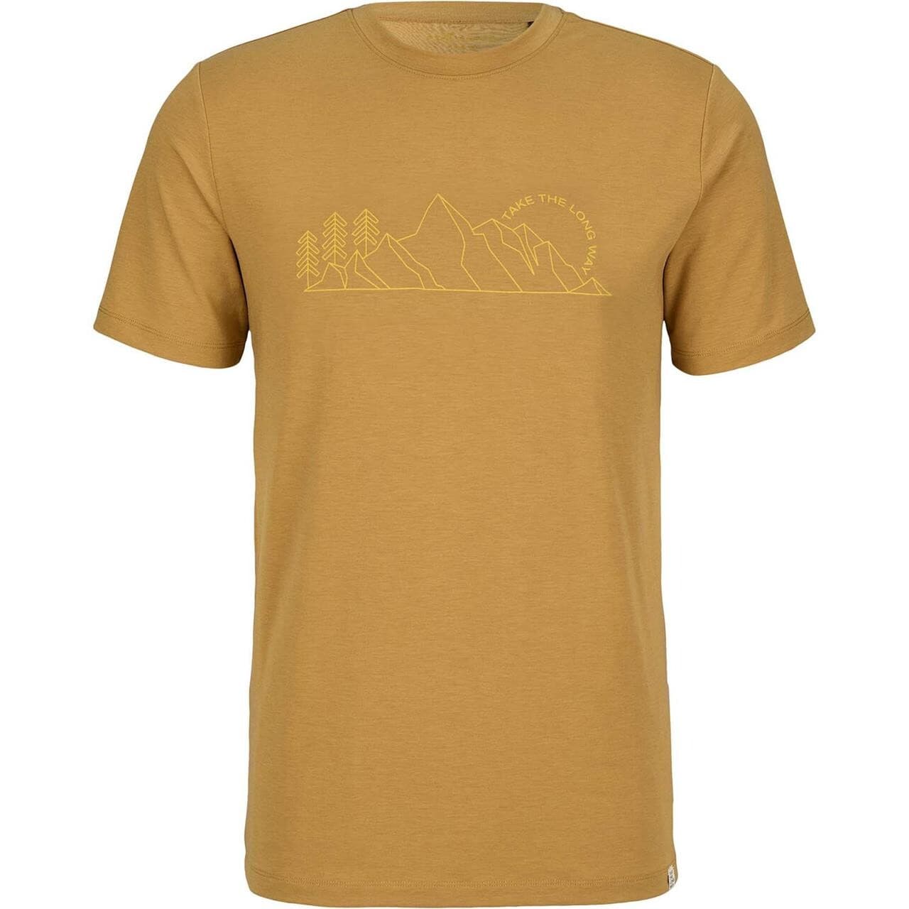 Frilufts Mens Mathraki Printed T-shirt (Brun (WOOD THRUSH LANDSCAPE) Large)