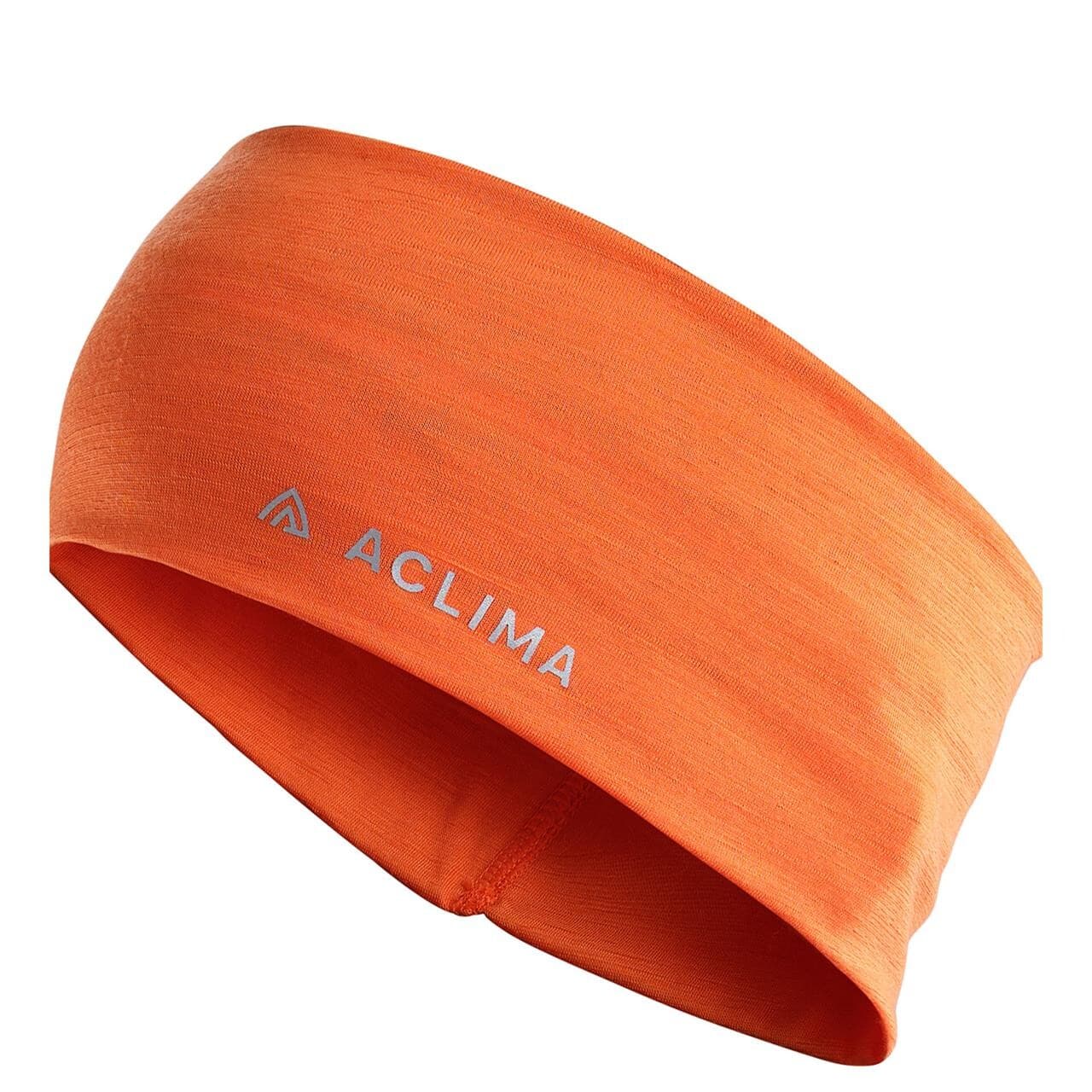 Aclima Lightwool Headband (Orange (ORANGE TIGER) Medium)
