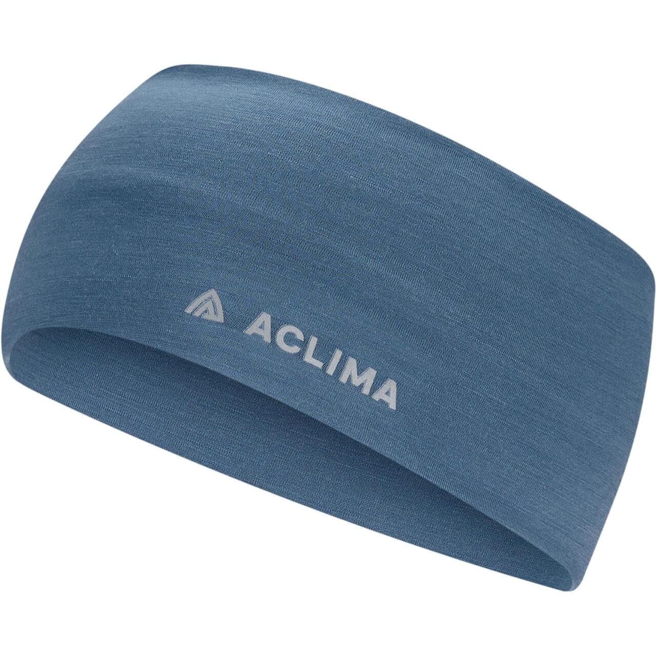 Aclima Lightwool Headband (Blå (BLUE FUSION) Medium)