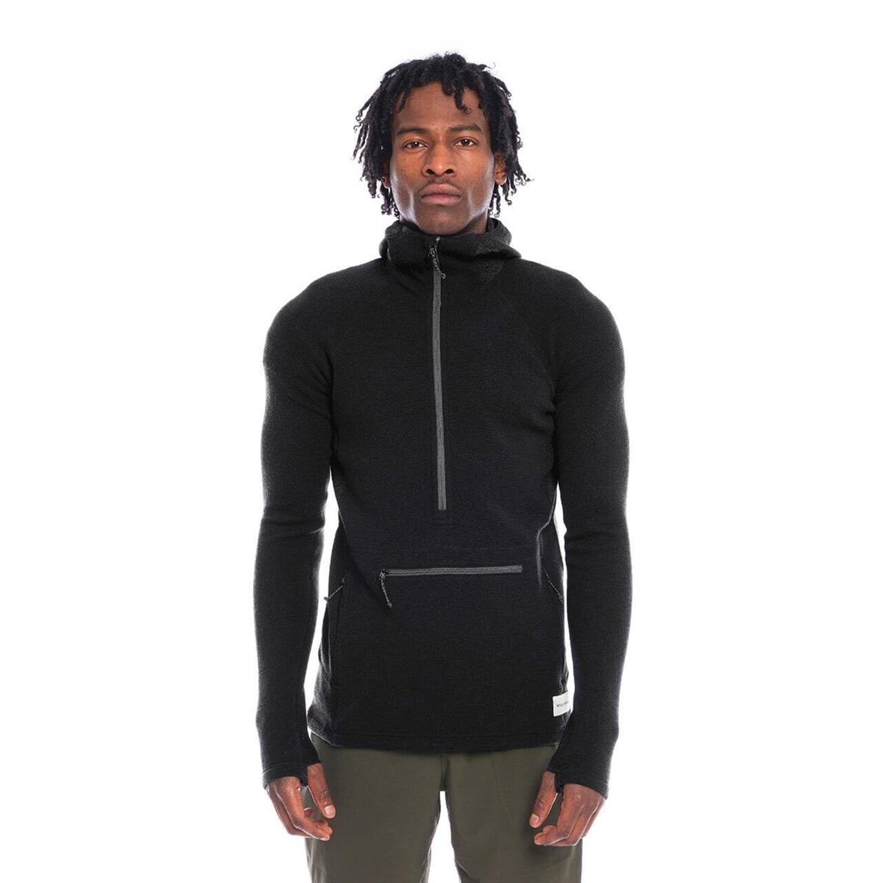 Artilect Mens Sundown 250 1/2 Zip Hd (Sort (BLACK) Small)