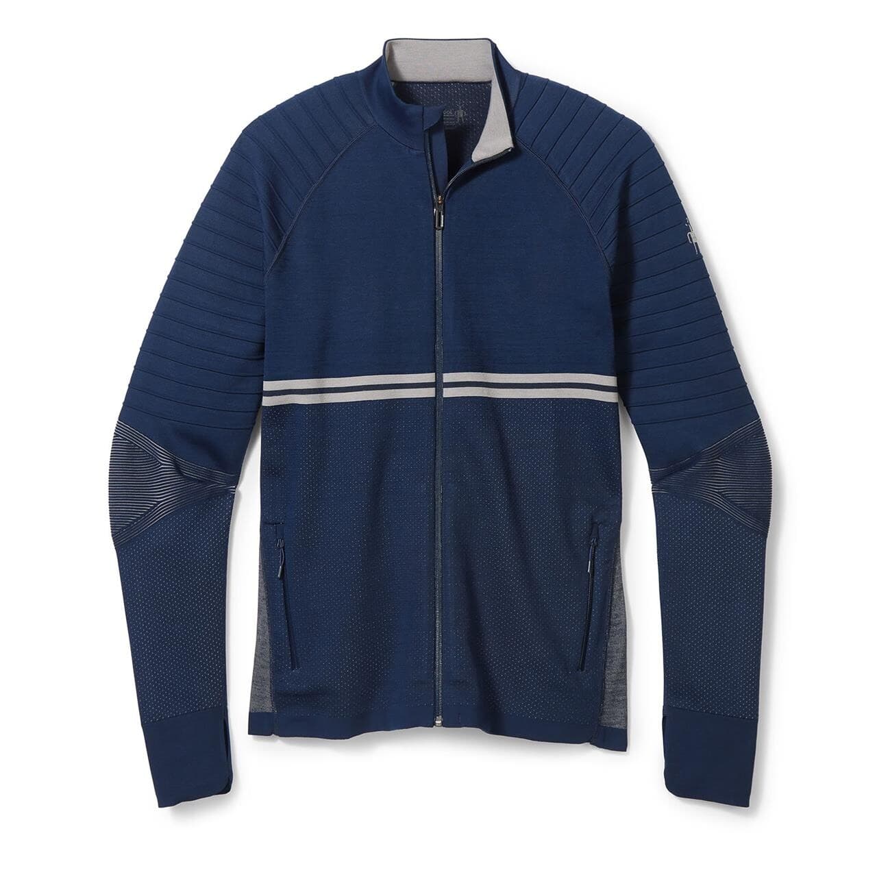 Smartwool Mens Intraknit Merino Tech Full Zip (Blå (DEEP NAVY) Small)