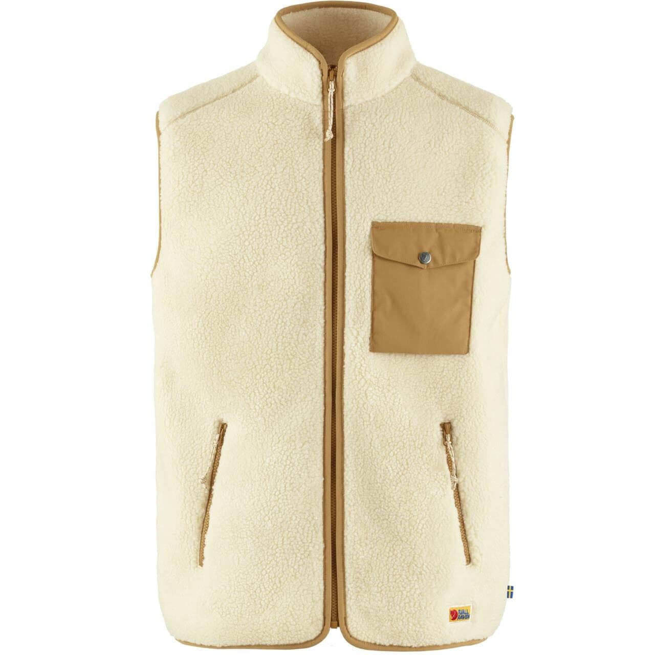 Fjällräven Mens Vardag Pile Fleece Vest (Hvid (CHALK WHITE-BUCKWHEAT/113-232) Medium)