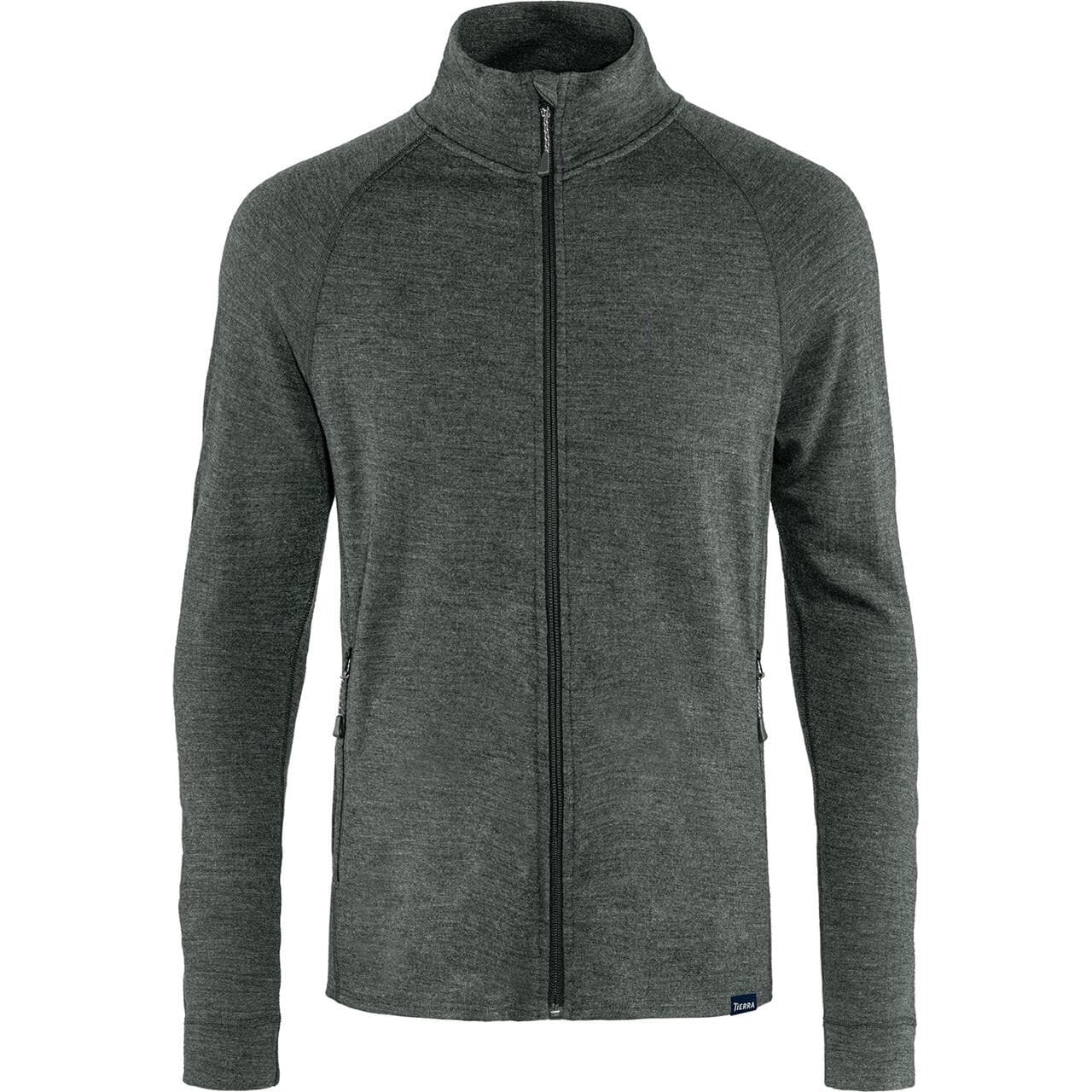 Tierra Mens Templet Midlayer Jacket (Grå (BLACK MELANGE) XX-large)