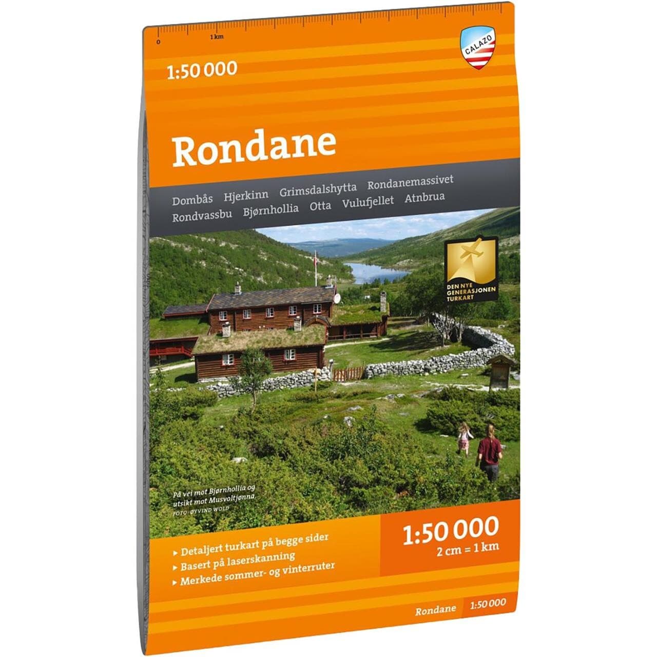 Calazo Turkart Rondane 1:50.000