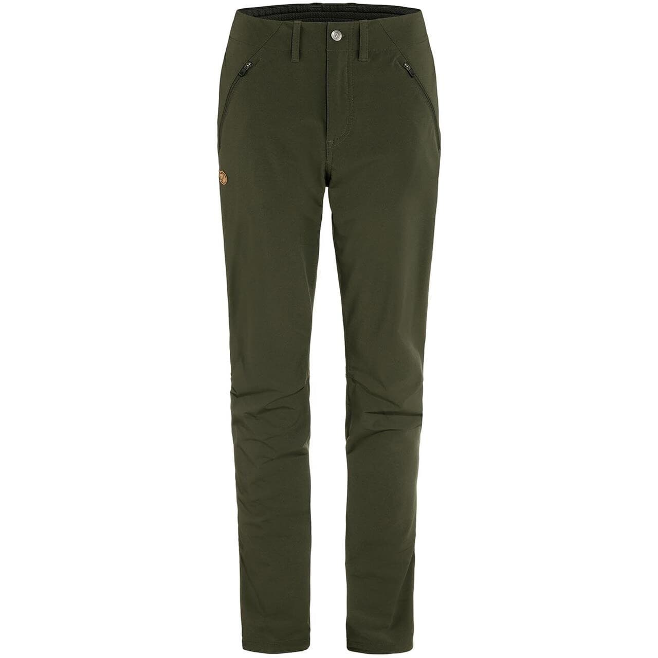 Fjällräven Womens Abisko Trail Stretch Trousers (Grøn (DEEP FOREST/662) 36 kort)