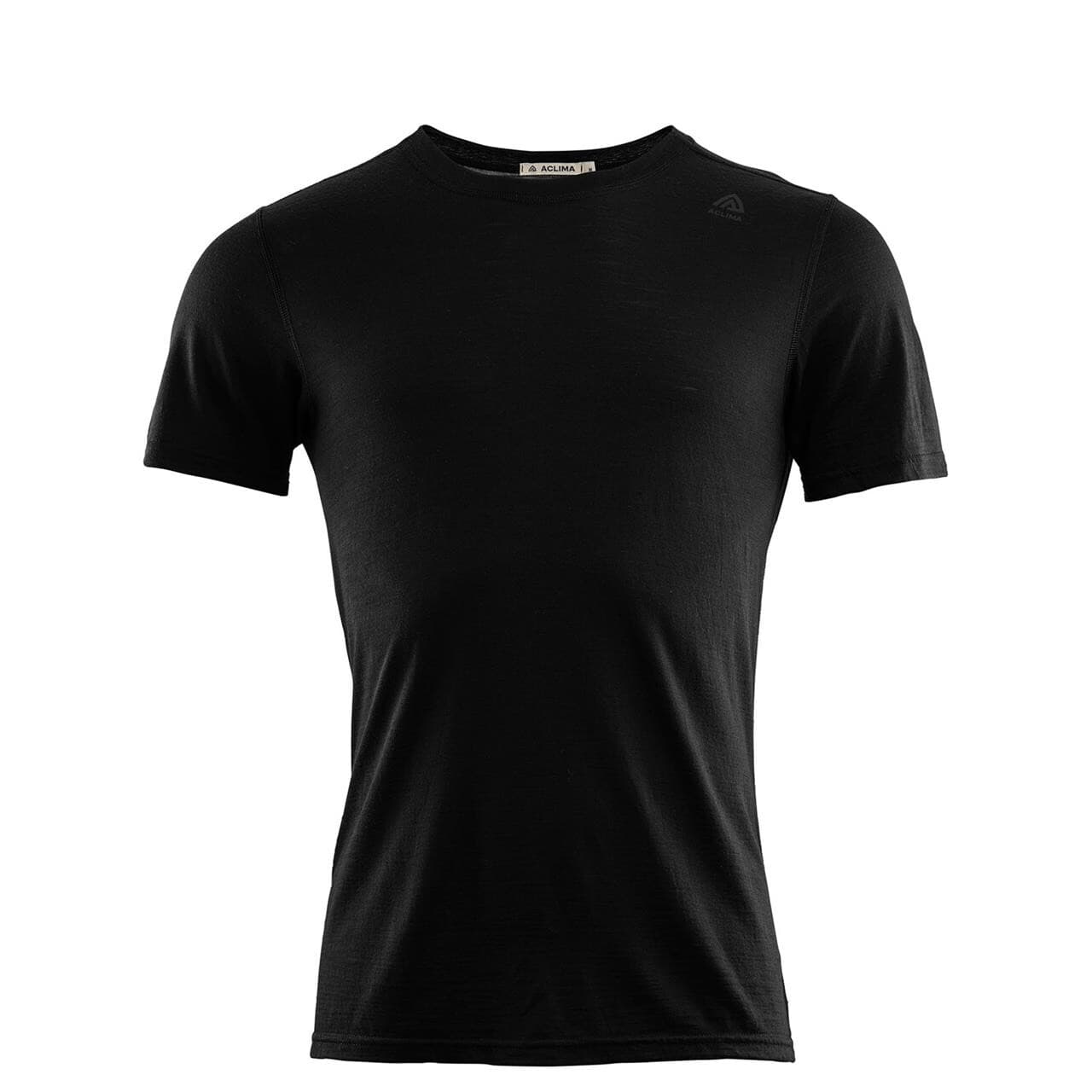 Aclima Mens LightWool Undershirt Tee (Sort (JET BLACK) X-small)