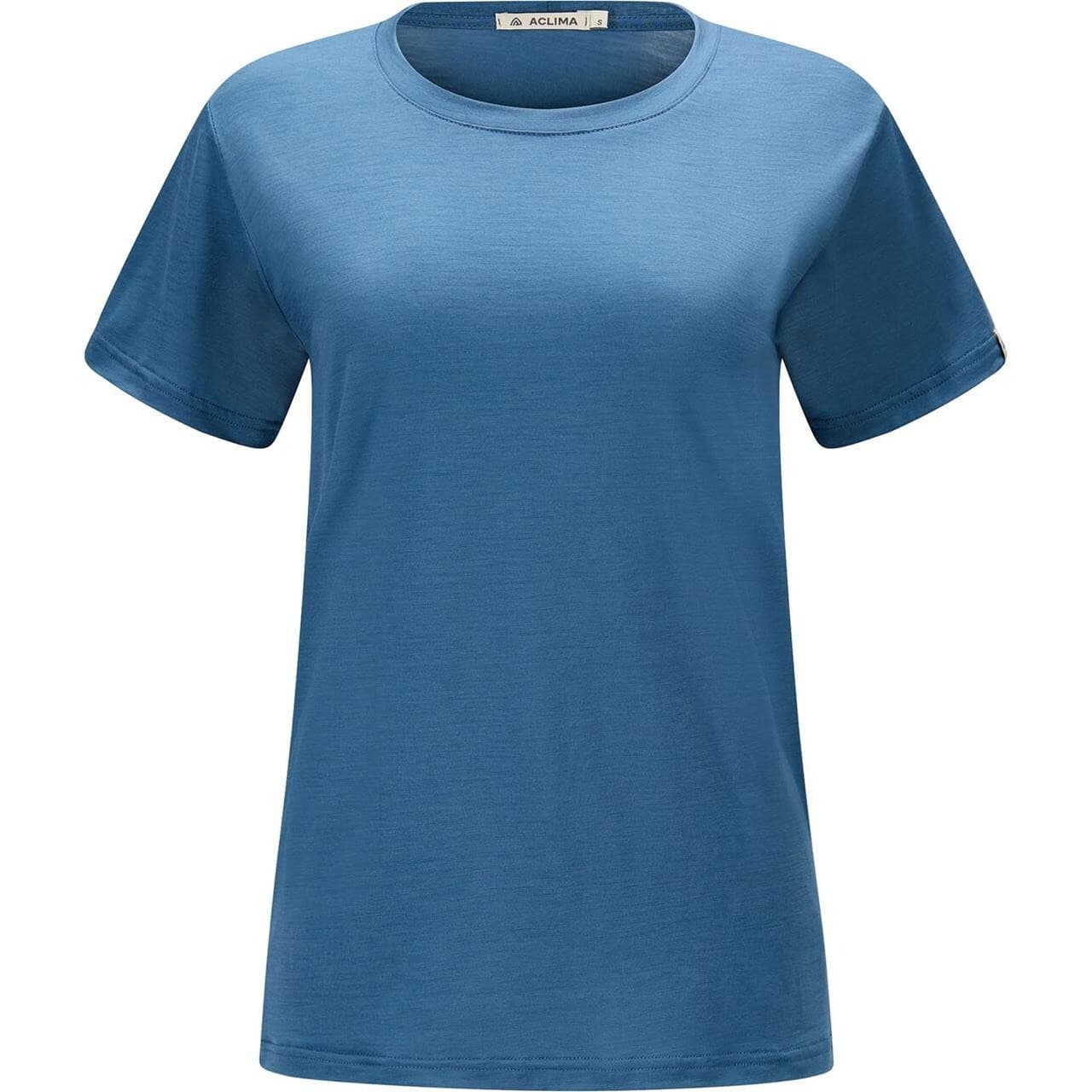 Aclima Womens LightWool Classic Tee (Blå (BLUE FUSION) X-small)