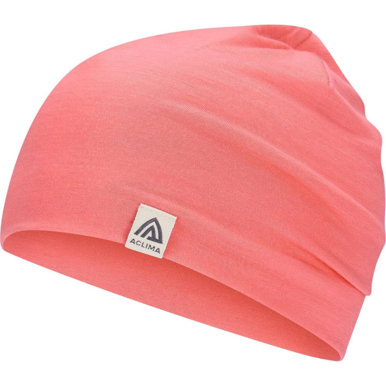Aclima LightWool Relaxed Beanie (Lyserød (SUN KISSED CORAL) One size)