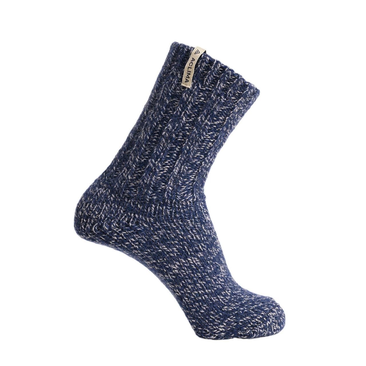 Aclima Norwegian Wool Socks (Grå (GREY/NAVY) 36-40)