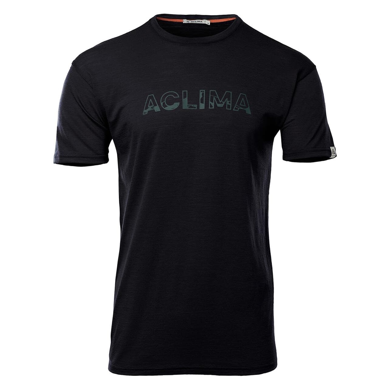 Aclima Mens LightWool Tee Logo (Sort (JET BLACK) XX-large)