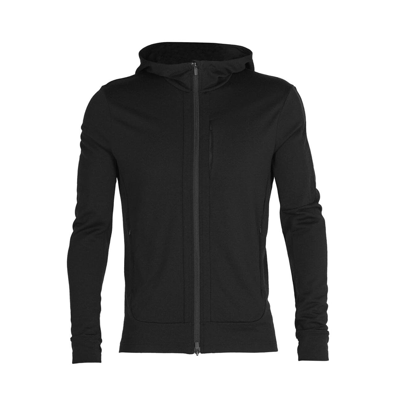 Icebreaker Mens Quantum III L/S Zip (Sort (BLACK) Small)