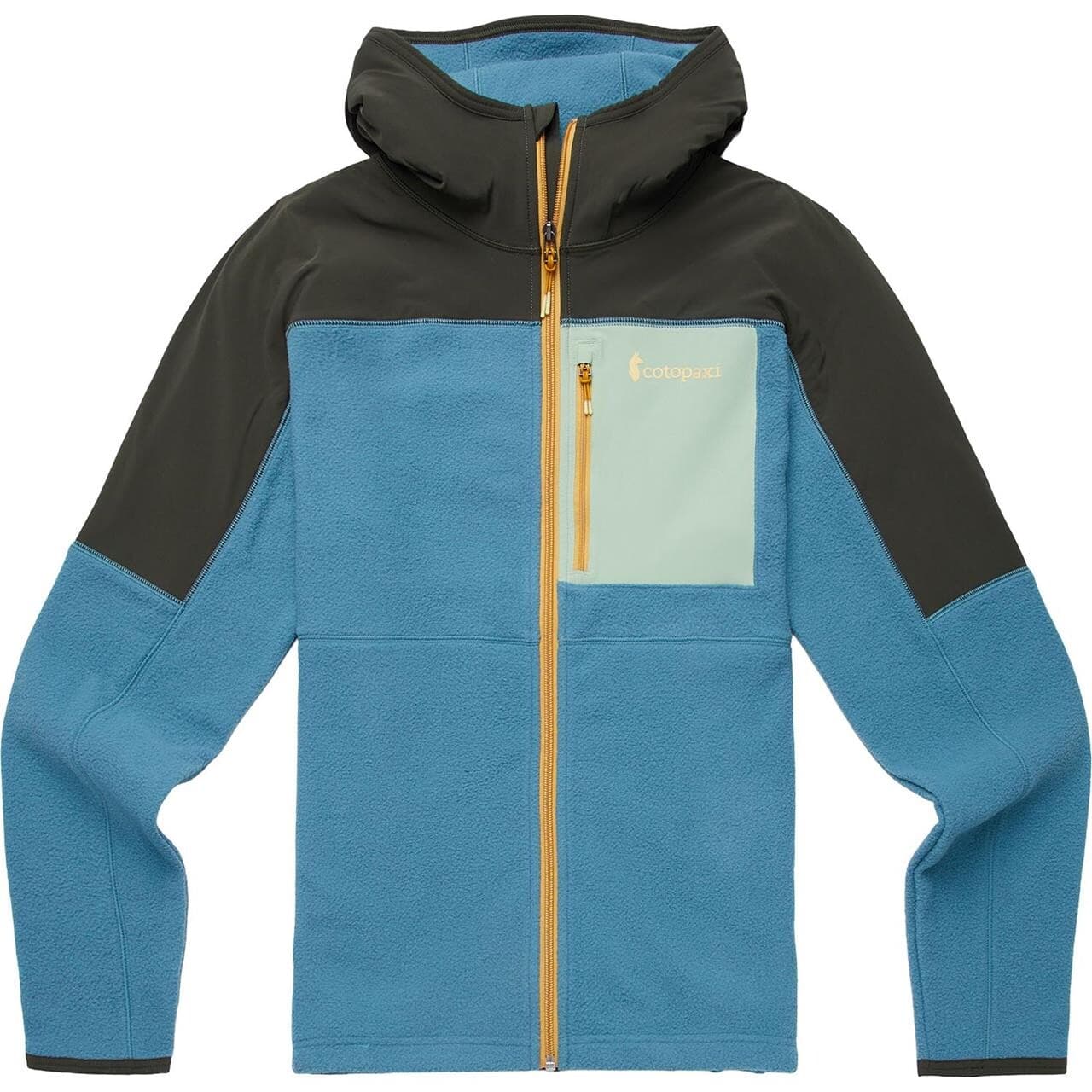 Cotopaxi Mens Abrazo Hooded Full-zip Fleece Jacket (Blå (WOODS/BLUE SPRUCE) Medium)