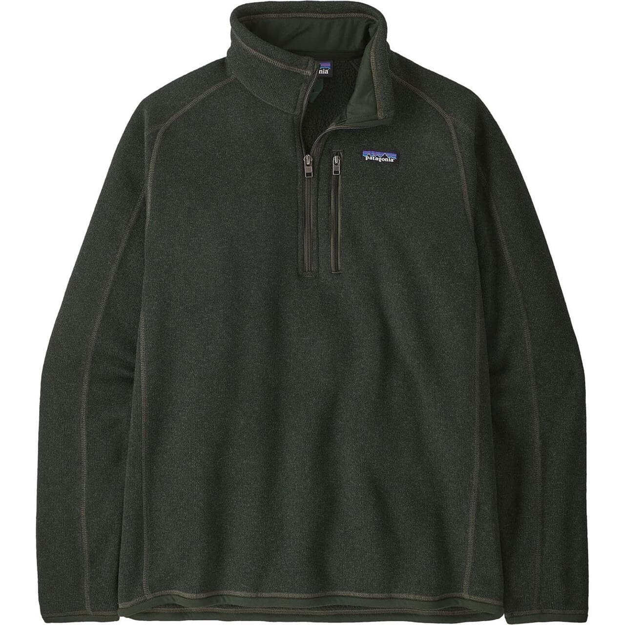 Patagonia Mens Better Sweater 1/4 Zip (Grøn (OLD GROWTH GREEN) Small)