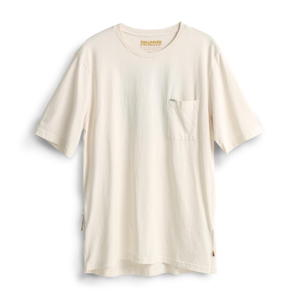 Fjällräven Mens S/F Cotton Pocket T-shirt (Hvid (EGGSHELL/111) X-small)