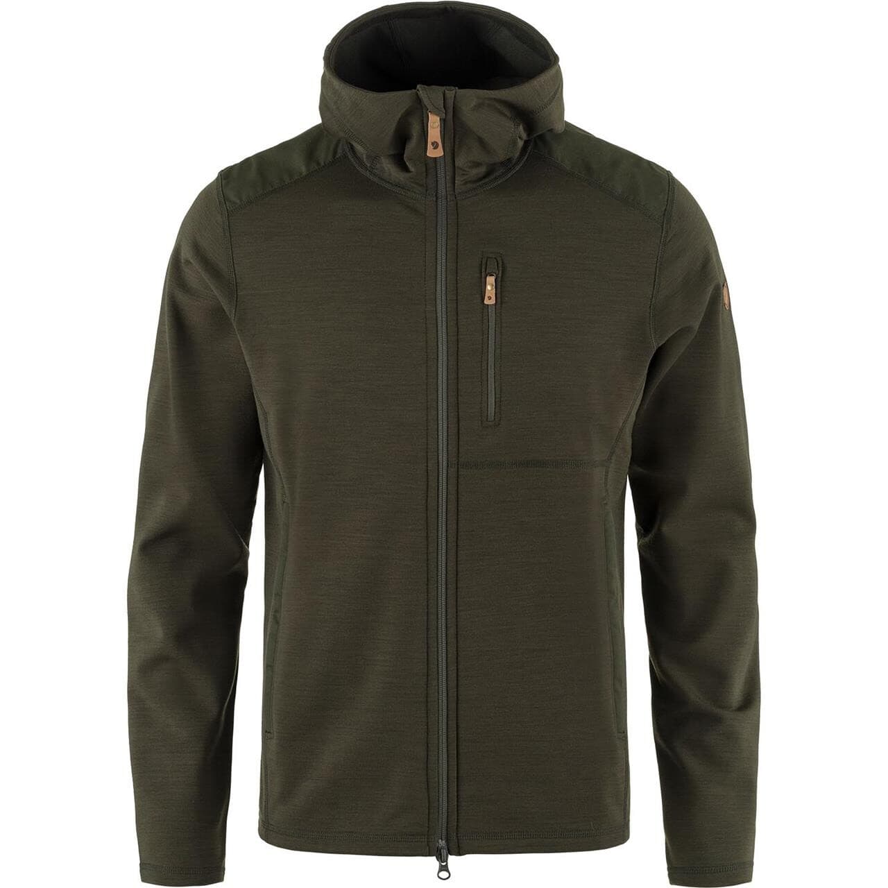 Fjällräven Mens Keb Fleece Hoodie (Grøn (DEEP FOREST/662) Medium)