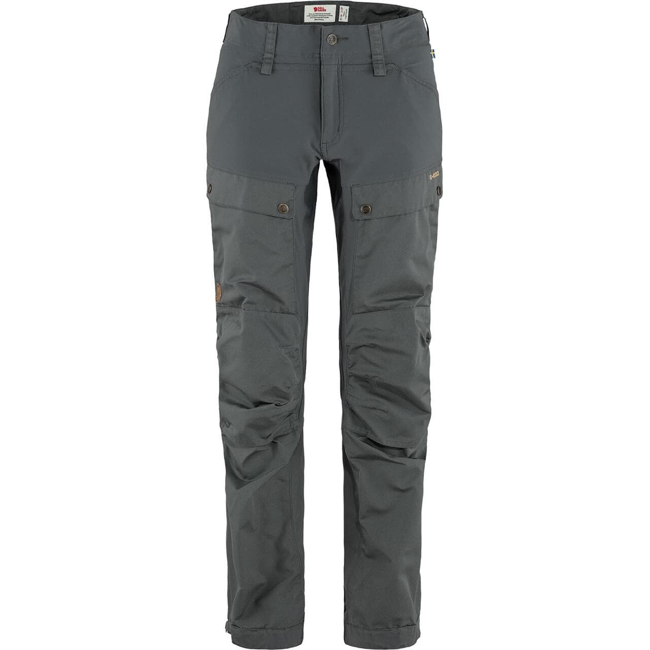 Fjällräven Womens Keb Trousers Curved (Grå (BASALT/050) 44 lang)