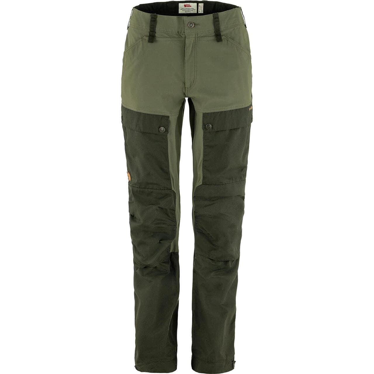 Fjällräven Womens Keb Trousers Curved (Grøn (DEEP FOREST-LAUREL GRN/662-625) 40 lang)