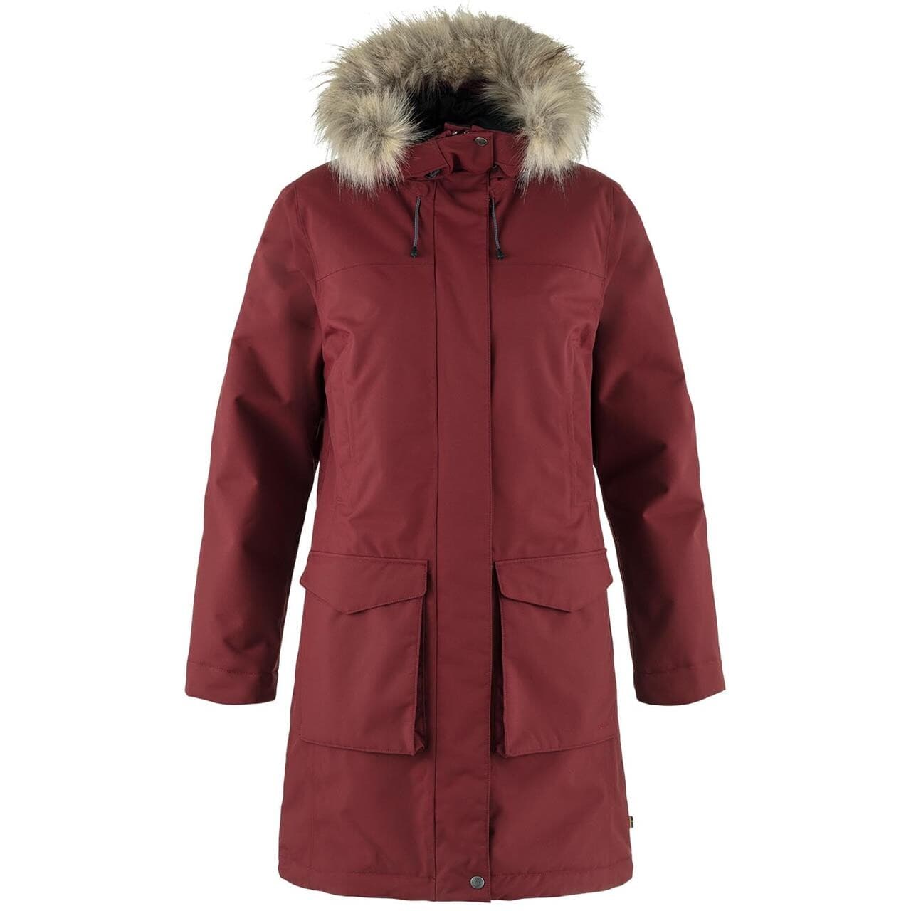 Fjällräven Womens Nuuk Lite Parka (Rød (BORDEAUX RED/347) Medium)