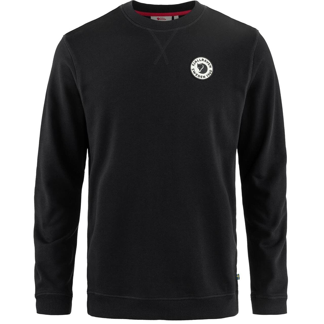 Fjällräven Mens 1960 Logo Badge Sweater (Sort (BLACK/550) X-small)