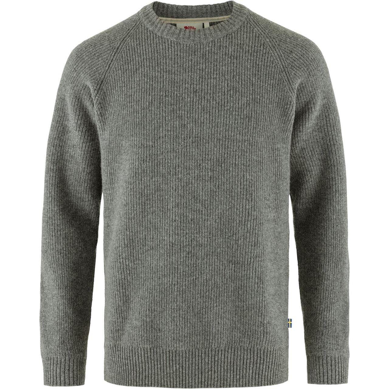 Fjällräven Mens Övik Rib Sweater (Grå (GREY/020) Small)