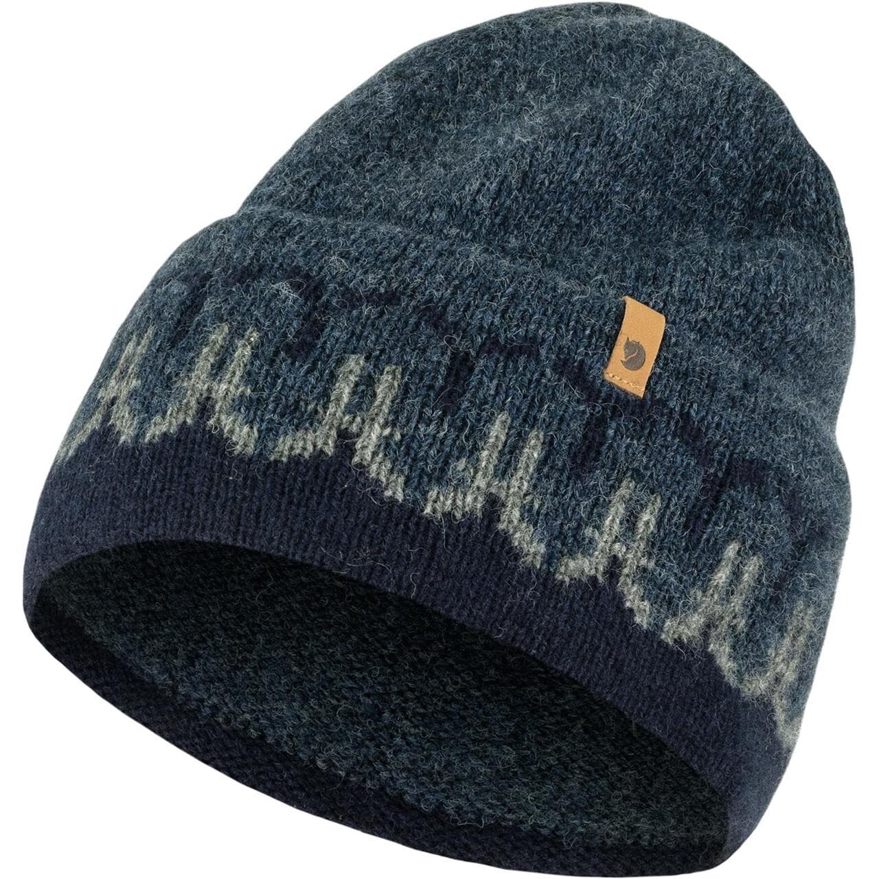 Fjällräven Övik Path Knit Beanie (Blå (DARK NAVY-NAVY/555-560) One size)