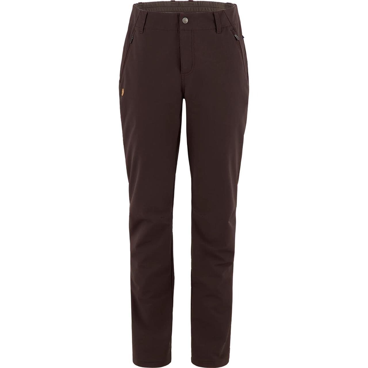 Fjällräven Womens Abisko Winter Stretch Trousers (Brun (BLACK OAK/294) 34 kort)