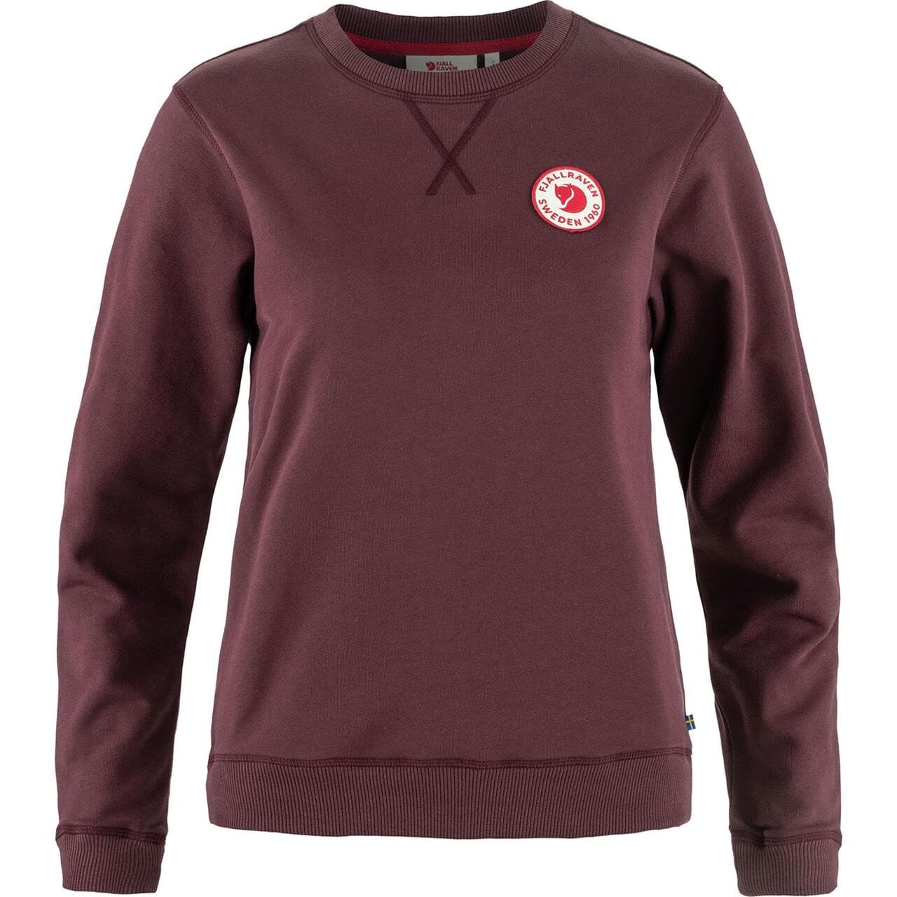 Fjällräven Womens 1960 Logo Badge Sweater (Rød (PORT/357) Medium)