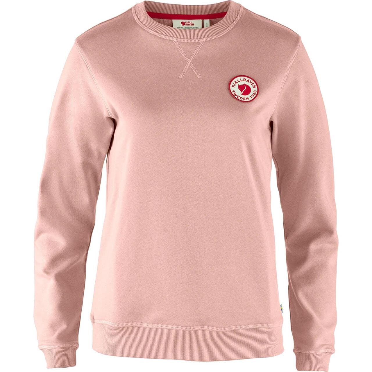 Fjällräven Womens 1960 Logo Badge Sweater (Lyserød (CHALK ROSE/302) X-large)